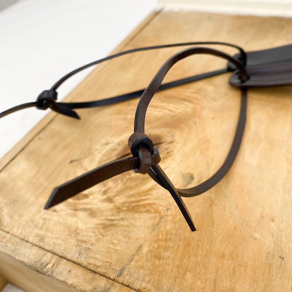 Chausse-pied en cuir 40cm