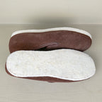 Chaussons Charentaises croute de cuir