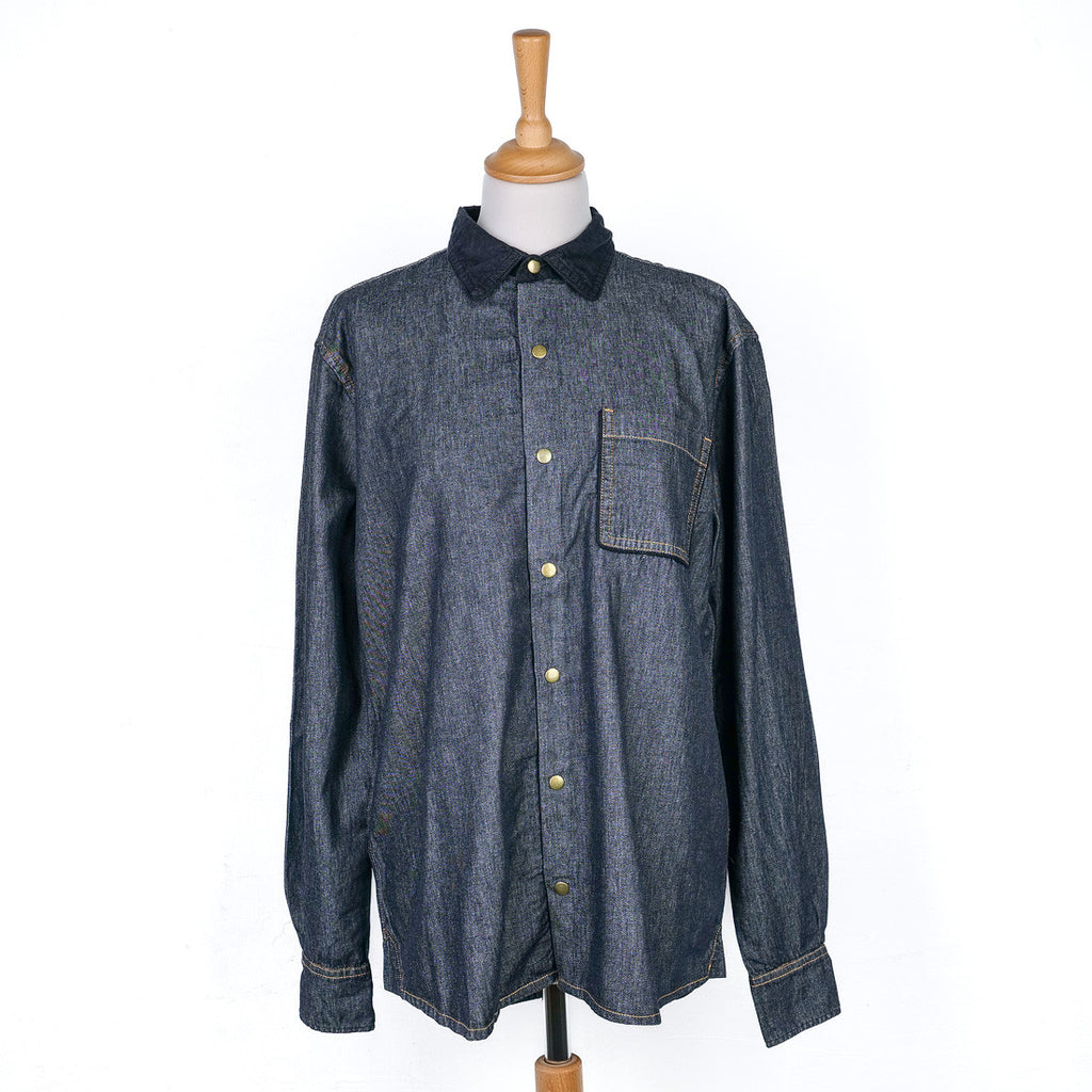 Chemise en jean et velours côtelé mixte