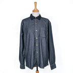 Chemise en jean et velours côtelé mixte