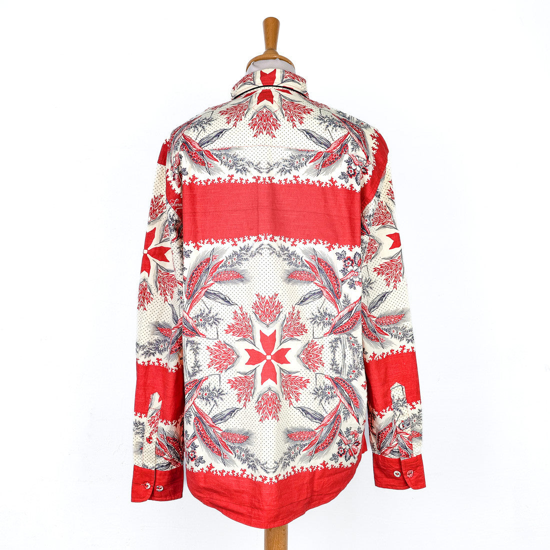 Chemise épis de blé rouge