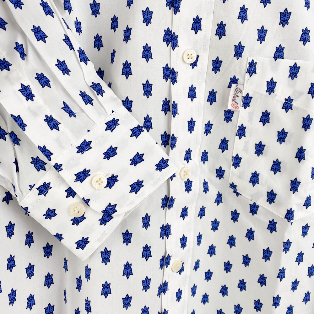Chemise homme provençal mosca bleu et blanc