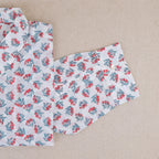 Chemise provençale motifs fleurs