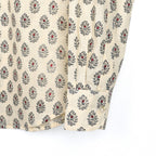 Chemise provençale motif aubépine beige