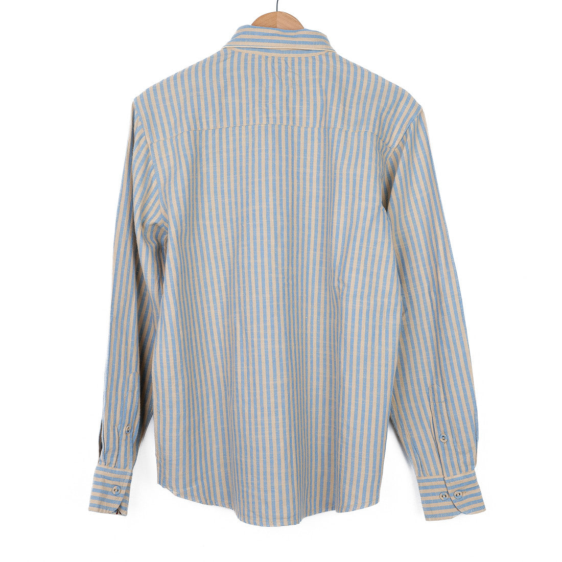 Chemise rayée bleu vanille