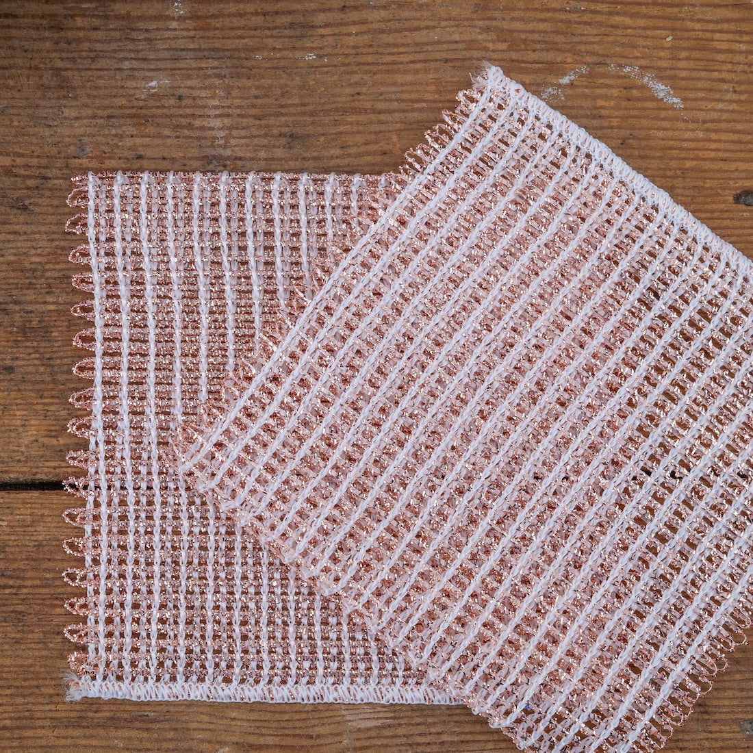 Chiffon en fils de cuivre