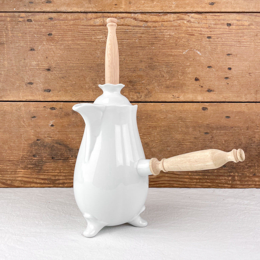 chocolatiere en porcelaine