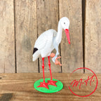 Cigogne qui hoche la tête