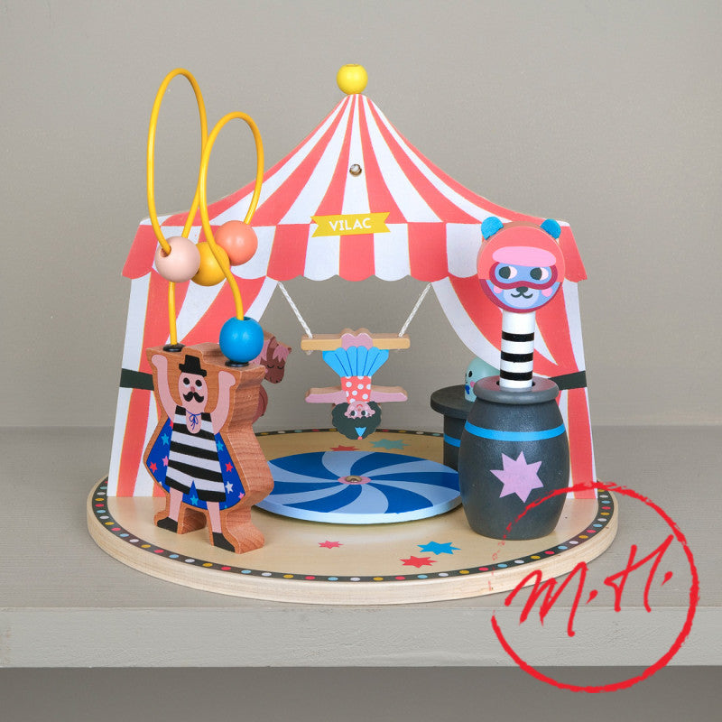 Cirque d'éveil en bois