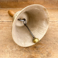 Cloche de table en bronze doré