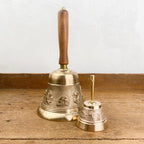 Cloche de table en bronze doré