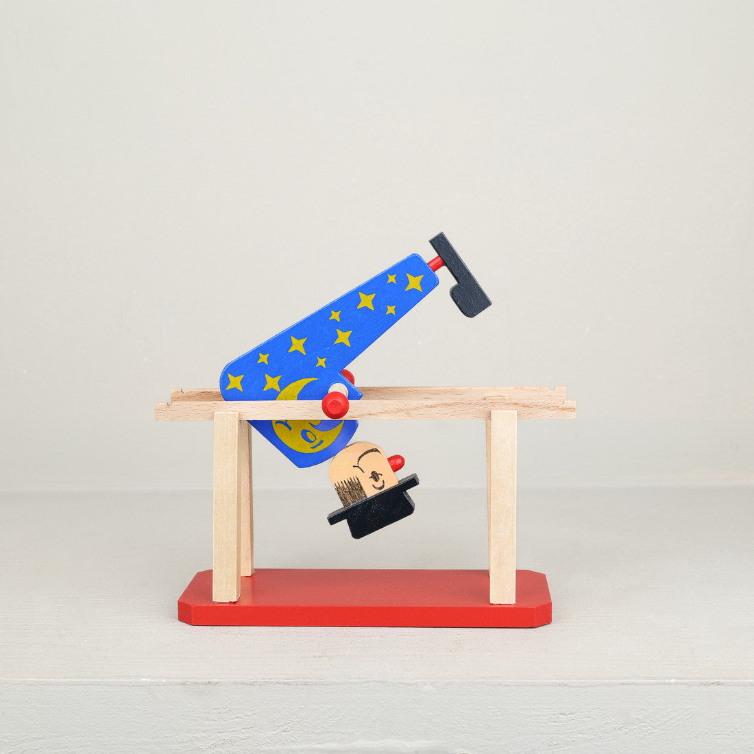 Clown barres parallèles en bois
