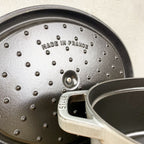 Cocotte en fonte ovale gris graphite