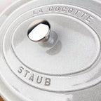 Cocotte en fonte ovale truffe blanche