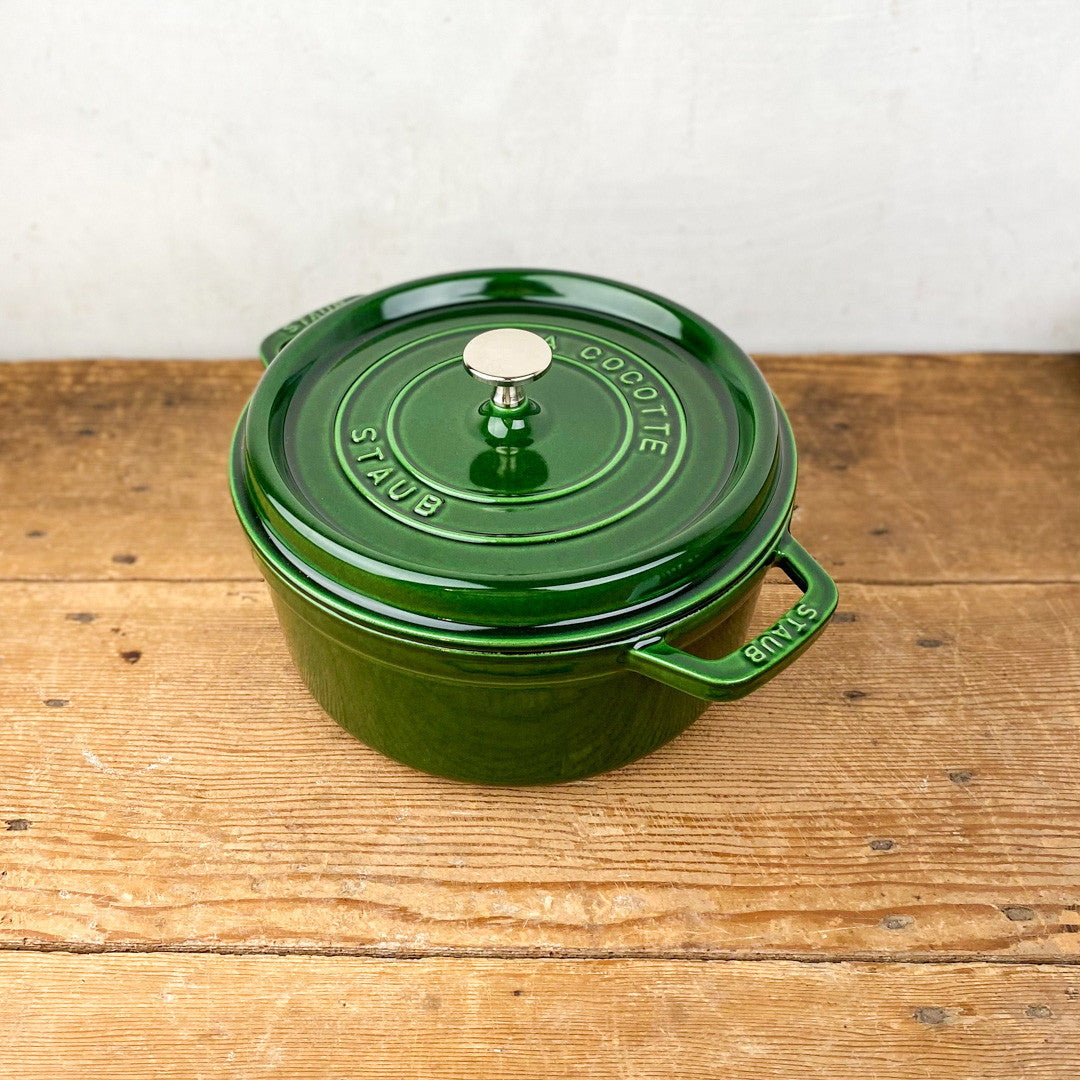 Cocotte en fonte Vert Basilic