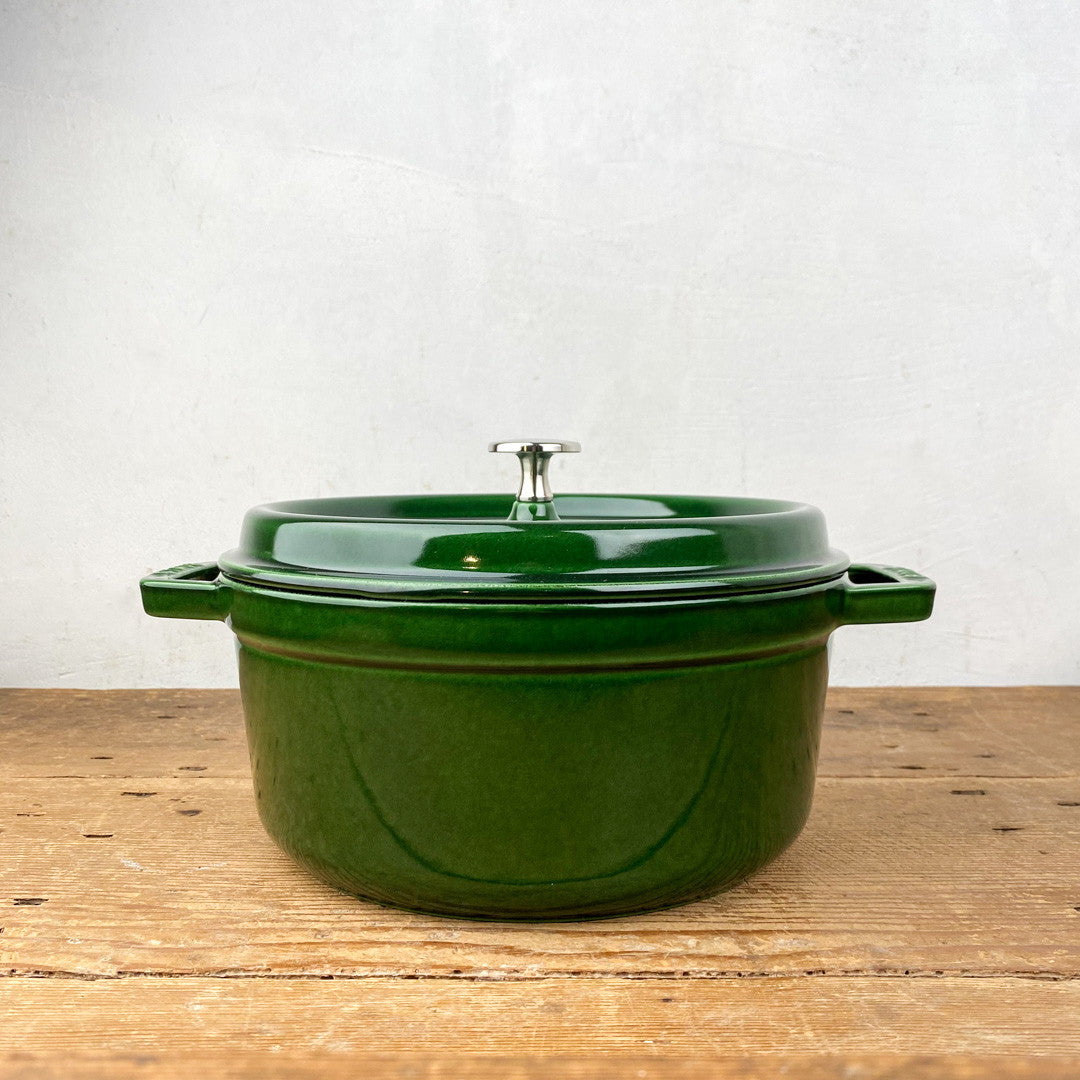 Cocotte en fonte Vert Basilic