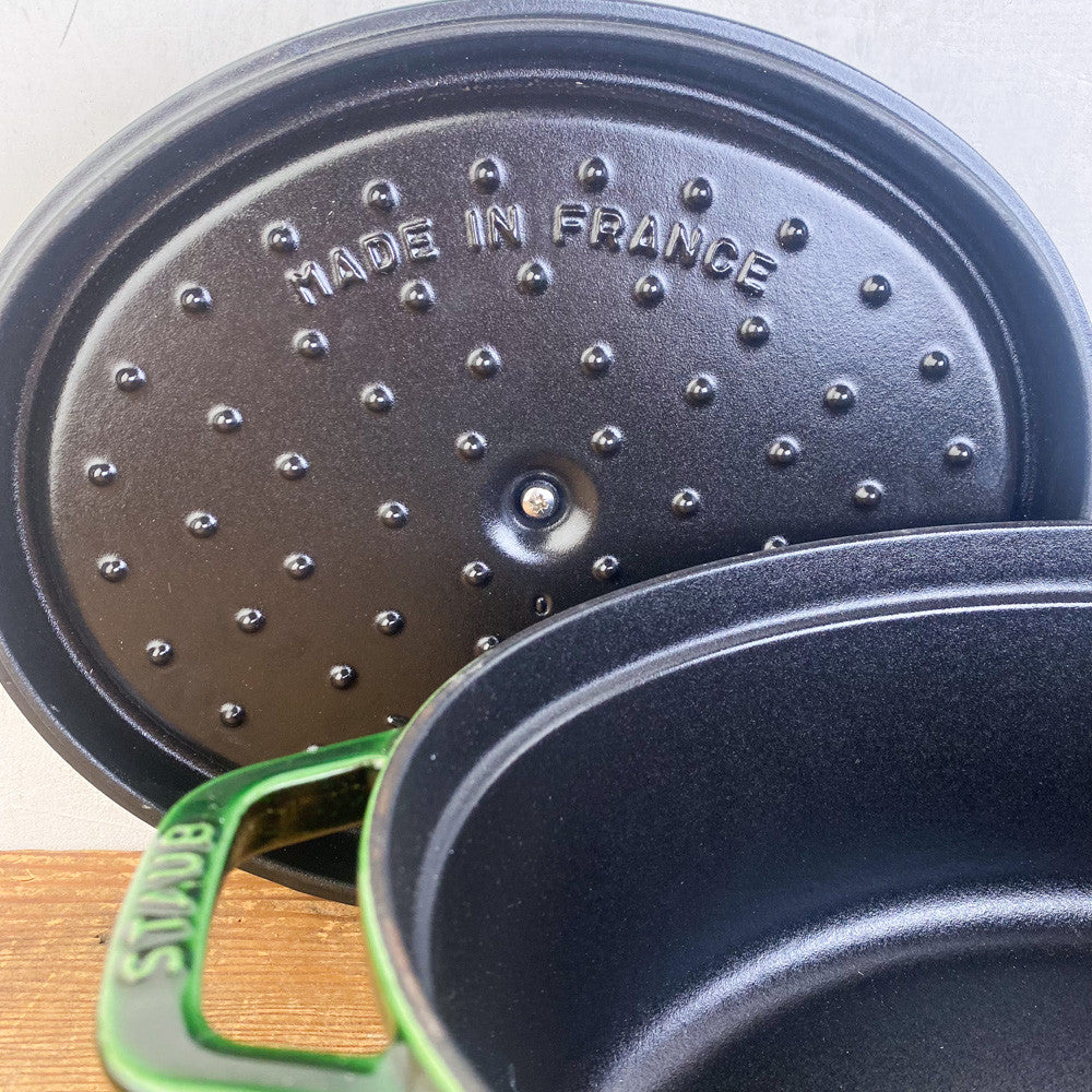 Cocotte en fonte Vert Basilic