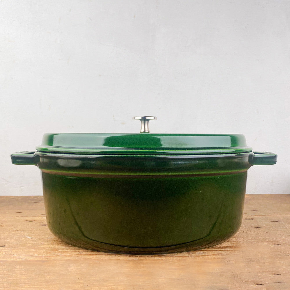 Cocotte en fonte Vert Basilic
