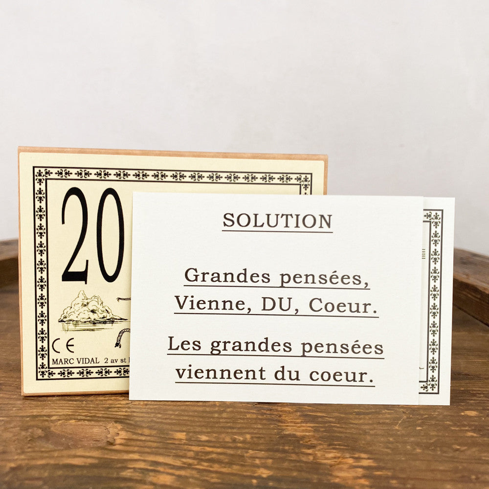 Coffret 20 rébus de 1900