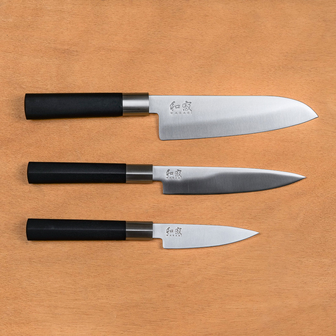 Coffret 3 couteaux japonais KAI