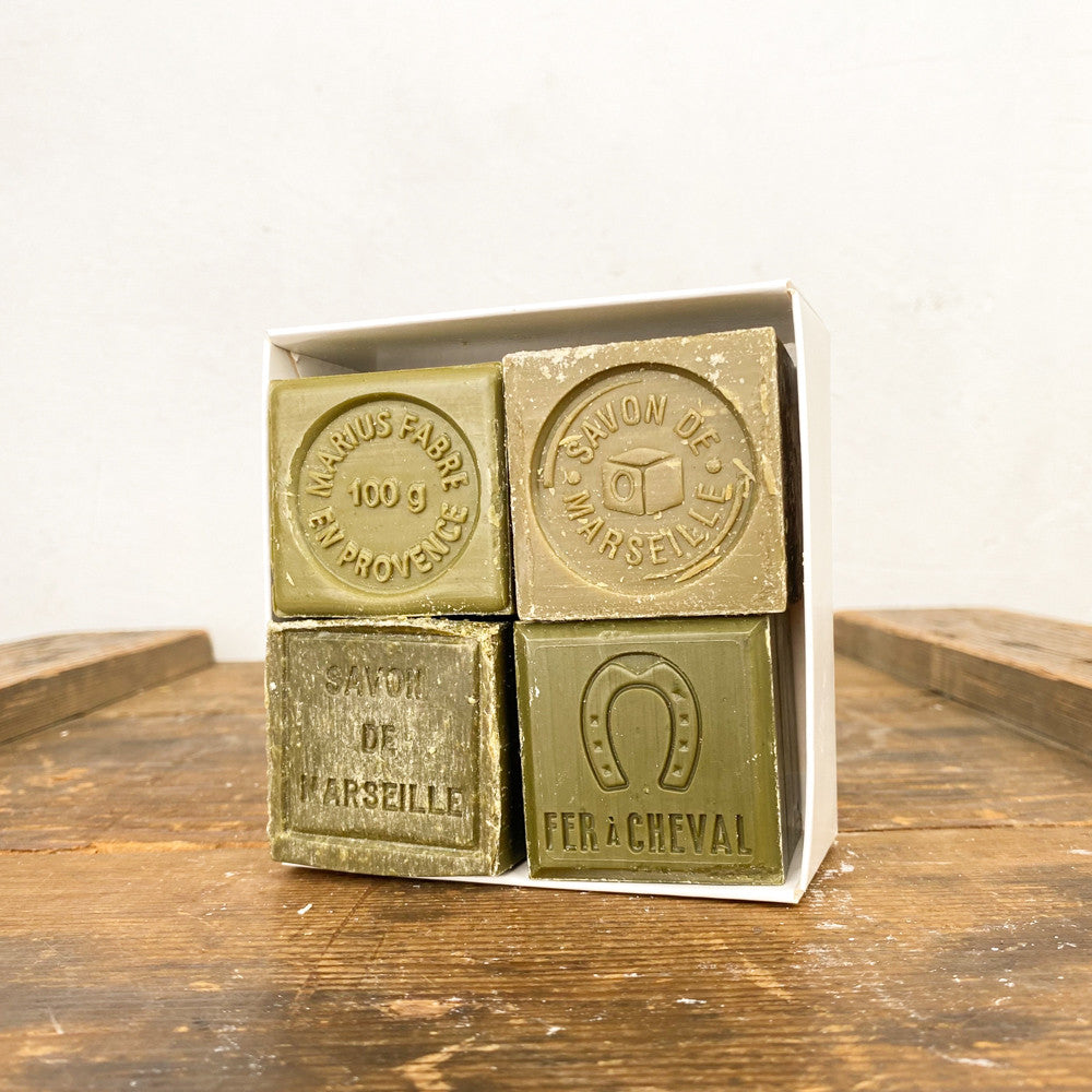 Coffret 4 savons de Marseille