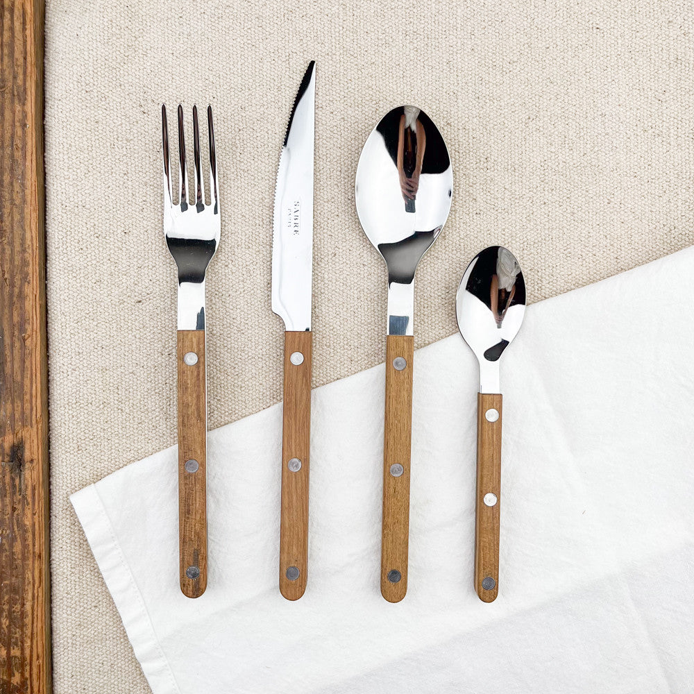 Coffret de 4 couverts de table bistrot