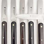 Coffret de 6 couteaux à steak manche ébène