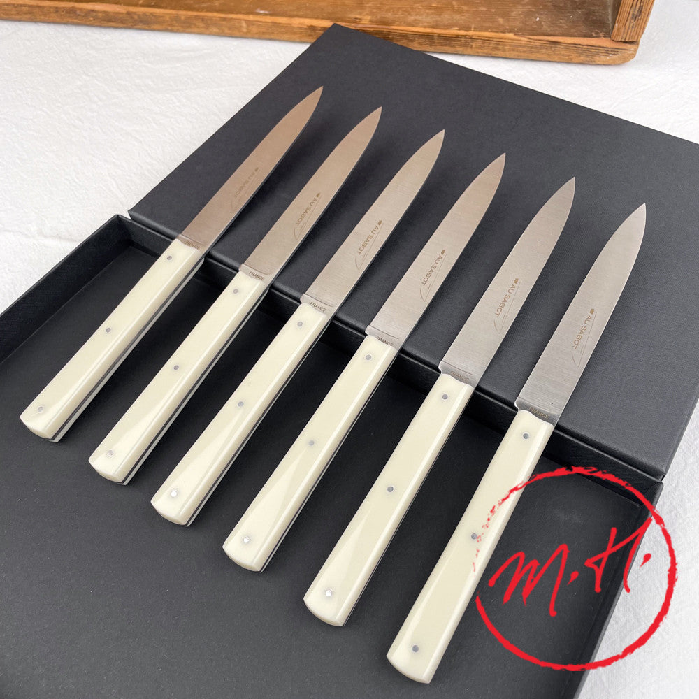 Coffret de 6 couteaux de table Richelieu Sable