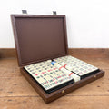 Coffret de Mahjong en bois
