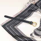 Coffret écharpe et son bracelet en cuir