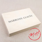 Coffret en bois 8 marrons glacés