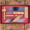 Coffret luxe 5 outils de menuiserie