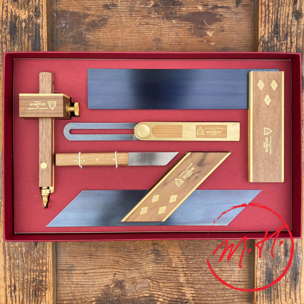 Coffret luxe 5 outils de menuiserie