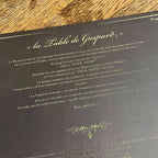 Coffret prestige de 6 couteaux Douk-Douk© de table manche bois.