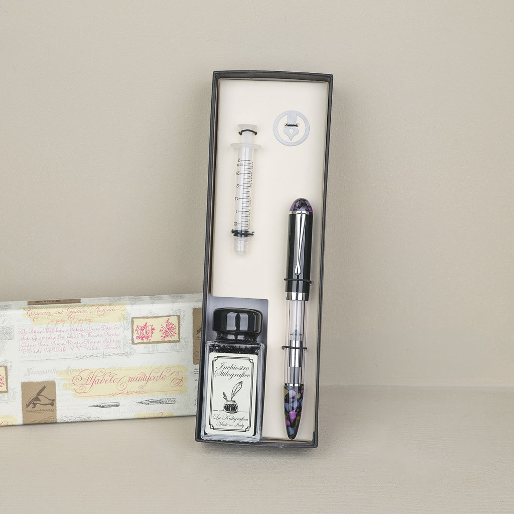 Coffret stylo plume rechargeable