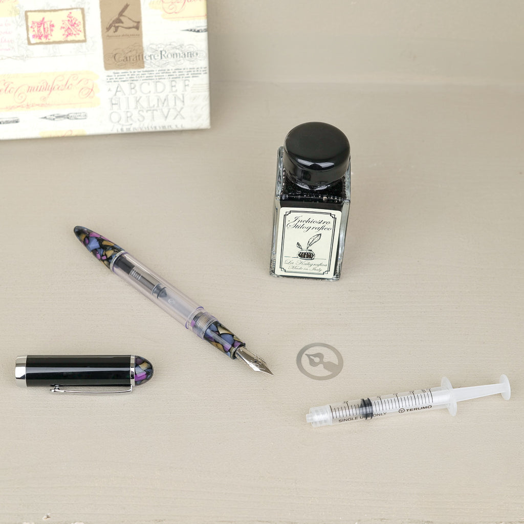 Coffret stylo plume rechargeable