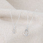 Collier Croix de Camargue argent entourée