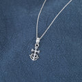 Collier croix de Camargue en argent