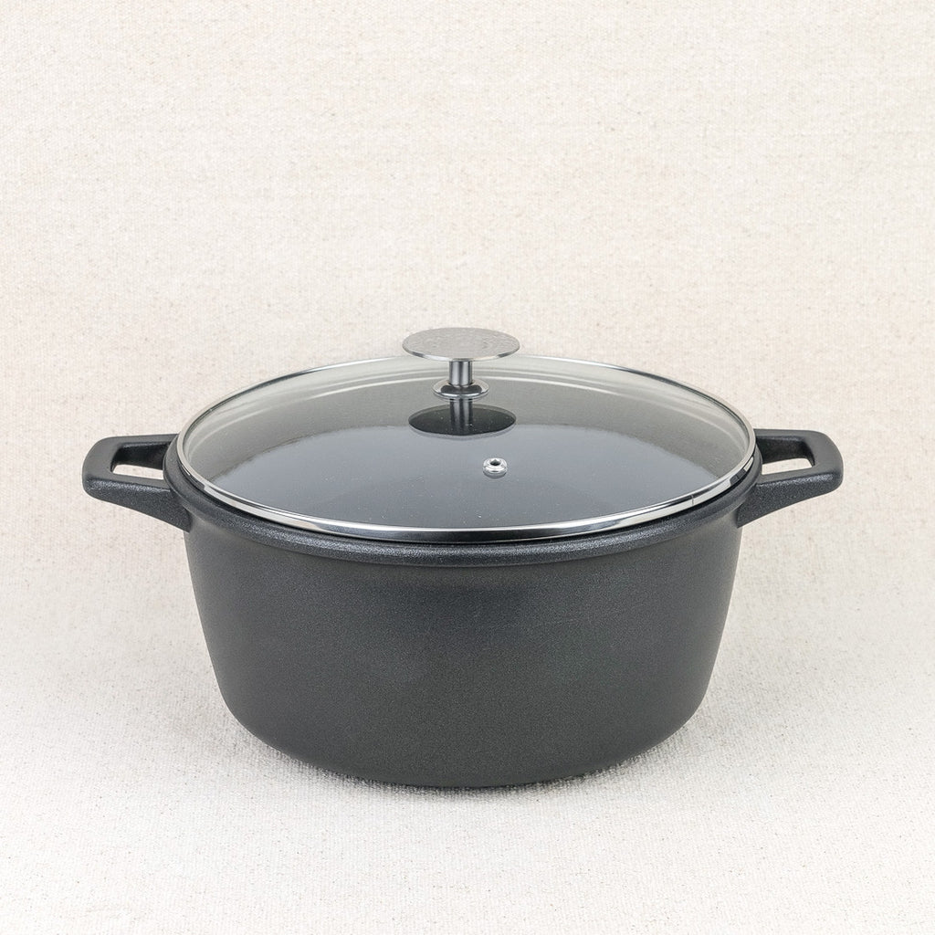 Coquelle en fonte avec couvercle De Buyer 24 cm