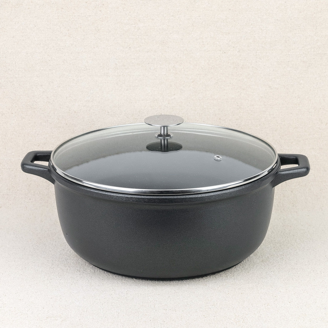 Coquelle en fonte avec couvercle De Buyer 28cm