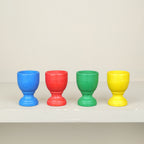 Coquetier en bois coloré