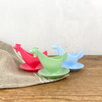 Coquetier poule en plastique