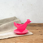 Coquetier poule en plastique