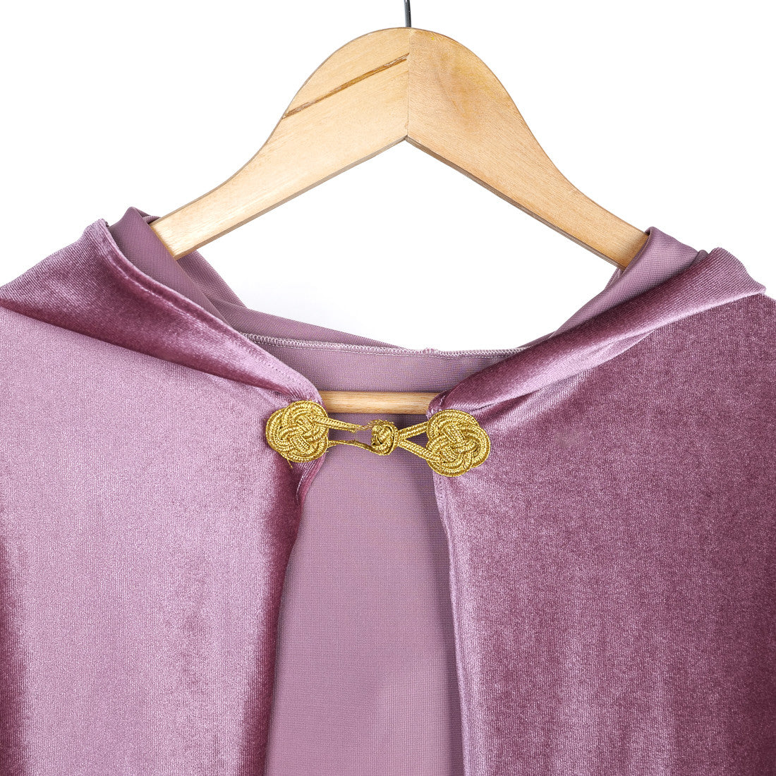 Costume cape de velours rose