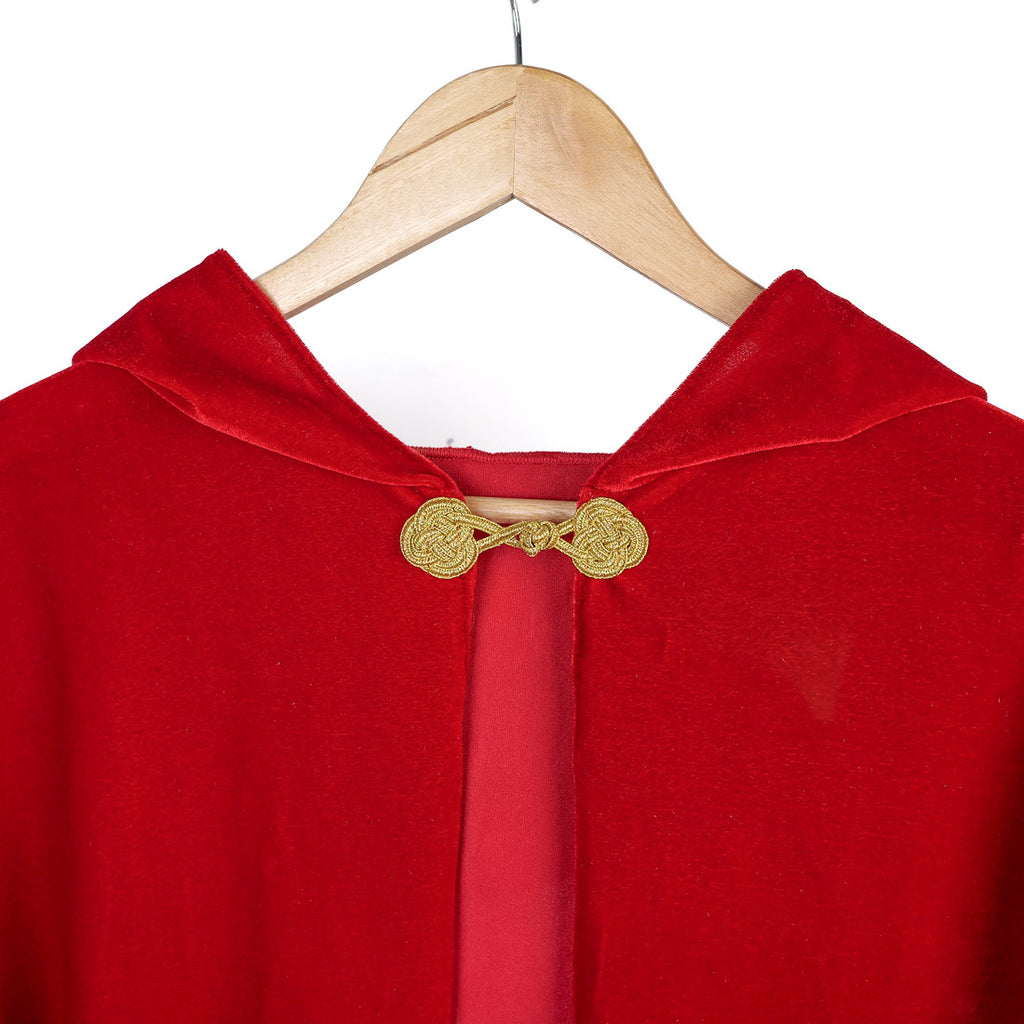 Costume cape de velours rouge