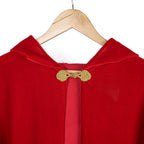 Costume cape de velours rouge