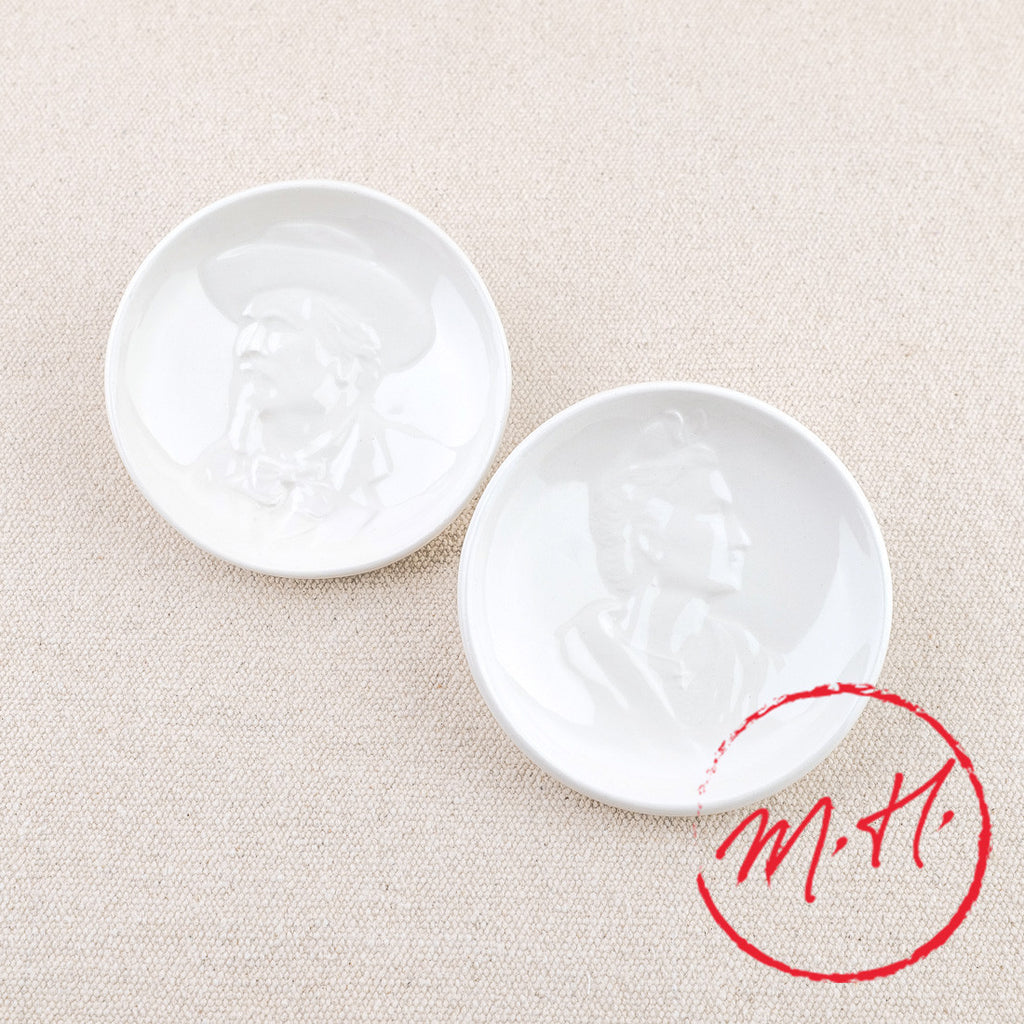 Coupelle ronde mistral unie Blanc