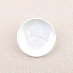 Coupelle ronde mistral unie Blanc
