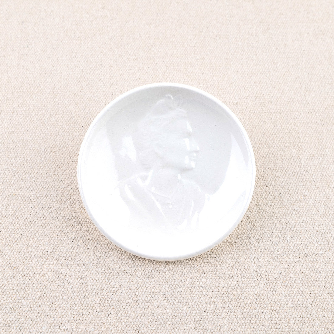Coupelle ronde mistral unie Blanc