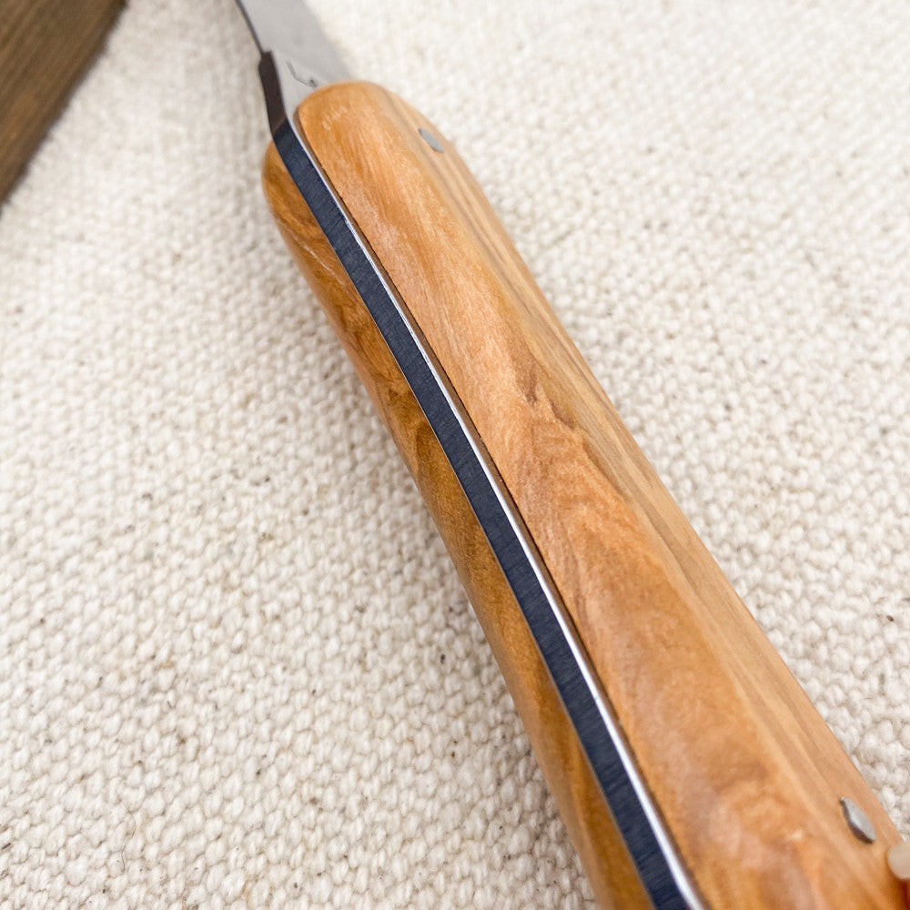 Couteau à huîtres bois d'olivier